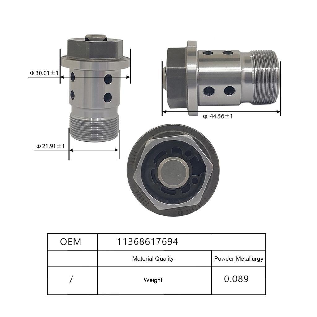Engine Variable Valve Timing VVT Oil Control Valve For BMW 11368617694
