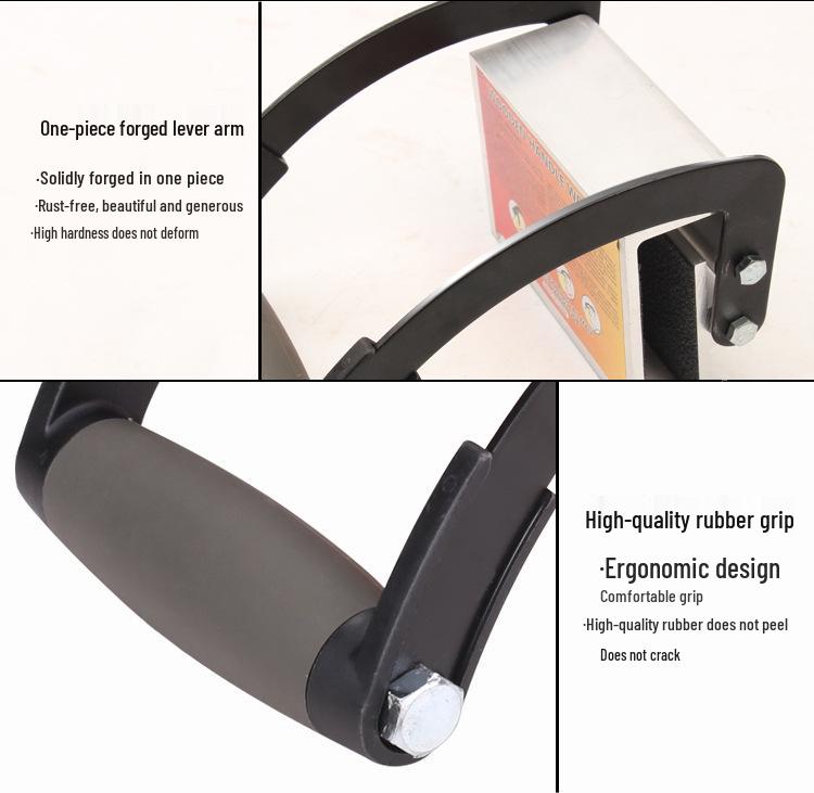 High-Strength Wooden Board Lifter: Quick Handling Clamp for Single-Person Use