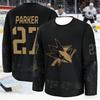 Maglia da Hockey su Ghiaccio da Uomo con Logo Squalo Stampato in 3D, Traspirante e Asciugatura Rapida, Top a Maniche Lunghe per Appassionati Entusiasti Bambini
