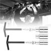 Spark Plug Wrench, 6-Corner Socket Wrench, Set of 4, 16mm, 18mm, 21mm, T-Handle, Multi-Function Removal Tool, Vehicle Maintenance Tool, Multi-Angle Ac