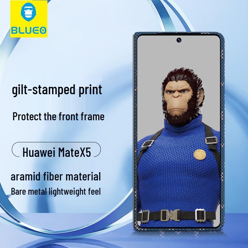 BLUEO Kevlar Aramidfaser Magnetischer Scharnier-Handyhülle für Huawei Mate X Serie