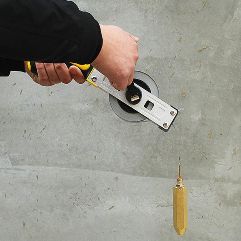 10/15/20/30M Oil Tank Gauging Tapes Measuring Ruler Carbon Steel Oil Gauging Tape With Brass Plumb Bob Tape Measure