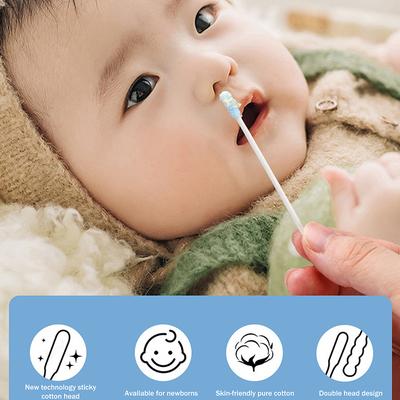 50/100 Pcs Sticky Ear Pick Adhesive Cotton Swab Ear Cleaning Reusable Sticky Ear Sticks Sticky Cotton Swab Ear Cleaning Tool