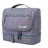 Solid Color Hanging Makeup Bag Multifunctional Waterproof Cosmetic Bag Dry-wet Separation Oxford Cloth Toiletry Organizer Bag