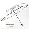 Shixun Women's Japanese Style Transparent Manual Umbrella