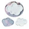 Resin Trays Making Mould Easy to Clean Silicone Casting Mold Handmade Saucer Accessory Mould for DIY Enthusiasts