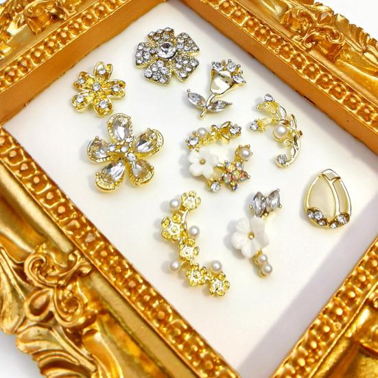 Unhas requintadas Strass Acessórios requintados Multiuso