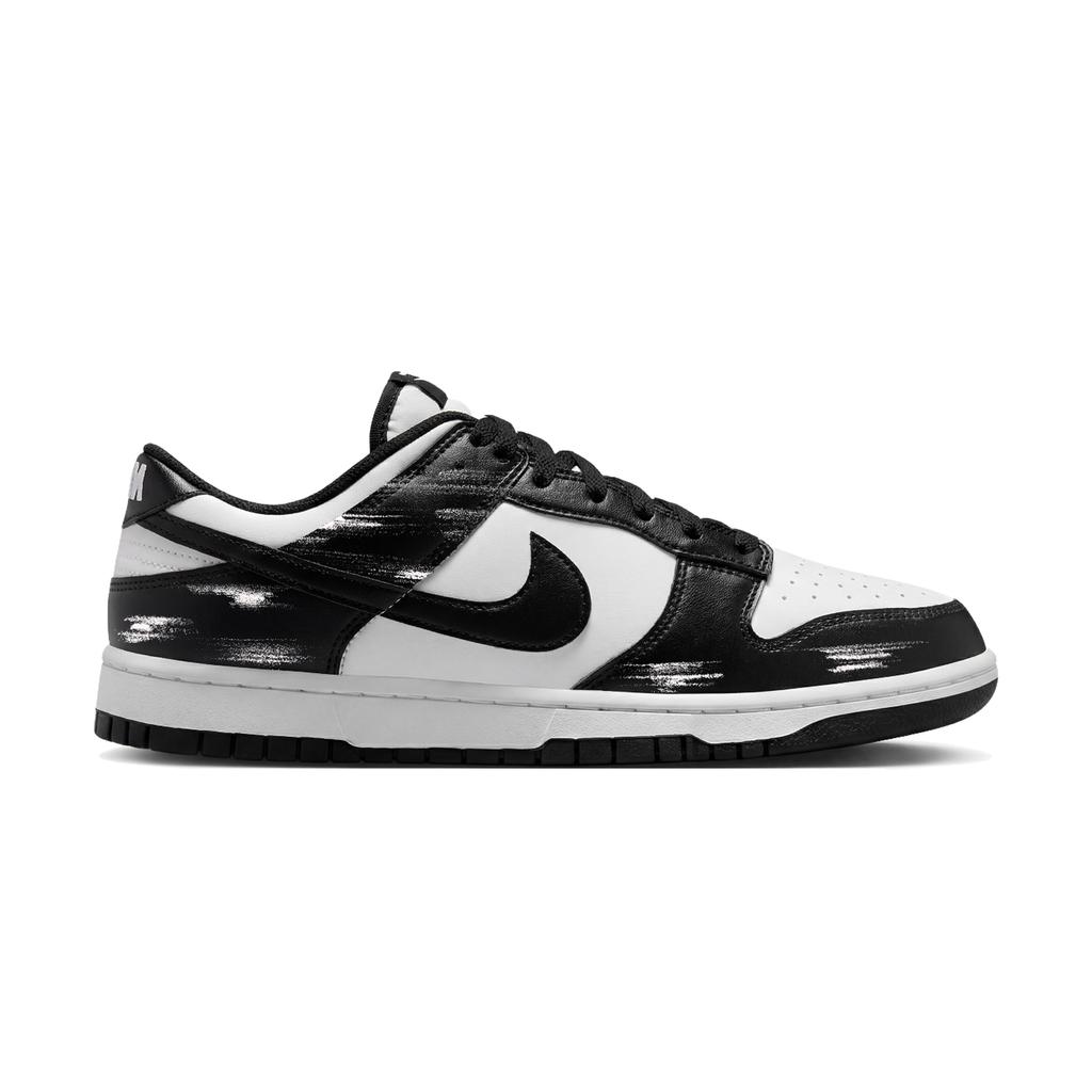 Nike Dunk Black White Slip Resistant Abrasion Resistant Low top Skateboard Shoes Unisex White Black HF5441-100(Team1430-)