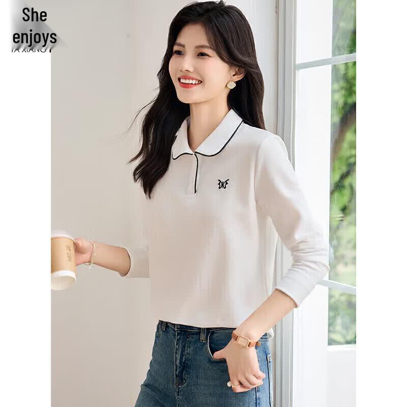 

Women s Casual Lapel Polo T-Shirt XL