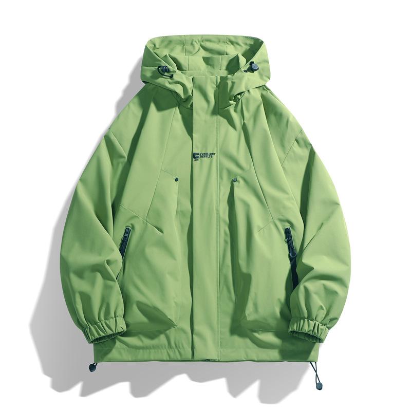 Jacket Men's Hooded Autumn and Winter New Style Men's Youth Outdoor Sports Versatile Personality Fashionable Casual Jacket