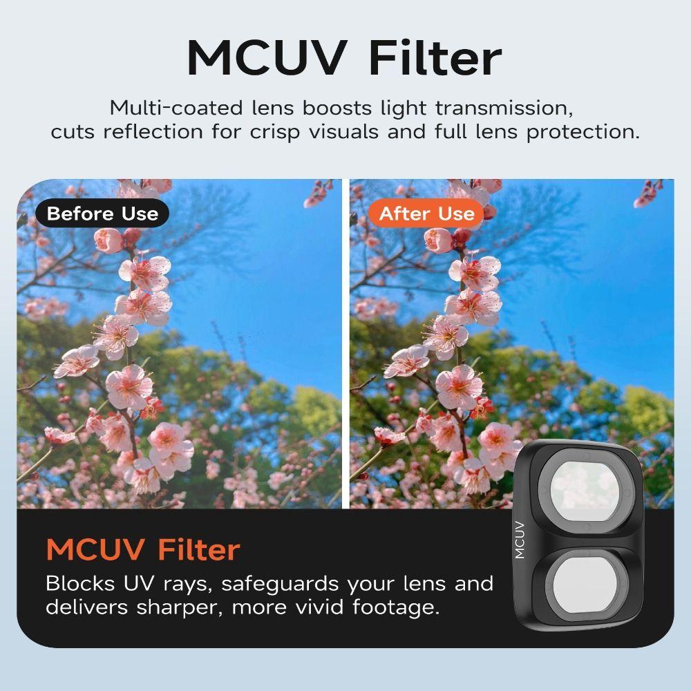 MCUV/CPL Filters Kit ND8/16/32/64 Lens Protector for DJI Osmo Pocket 4P Gimbal Camera Accessories