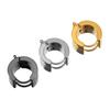 10pcs Stainless Steel Hoop Earring Hook Connector Women French Earrings Settings Men Punk Hiphop Bijoux Gifts DIY Jewelry Making