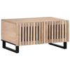 VidaXL Coffee Table White 80x51x40 Cm Solid Mango Wood, Side Table, Living Room Table, End Table, Table of 377464