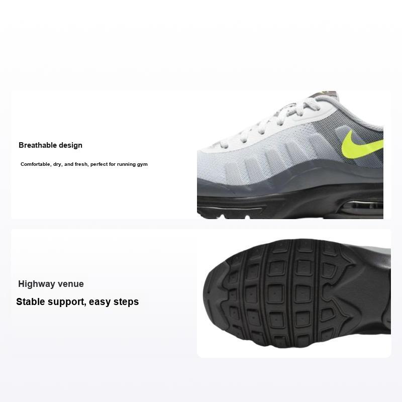Nike Air Max Invigor Neon Men Sneakers Grey Black Dark-Grey CD1515-004 42.5