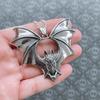 Gothic Style Large Bat Necklace
