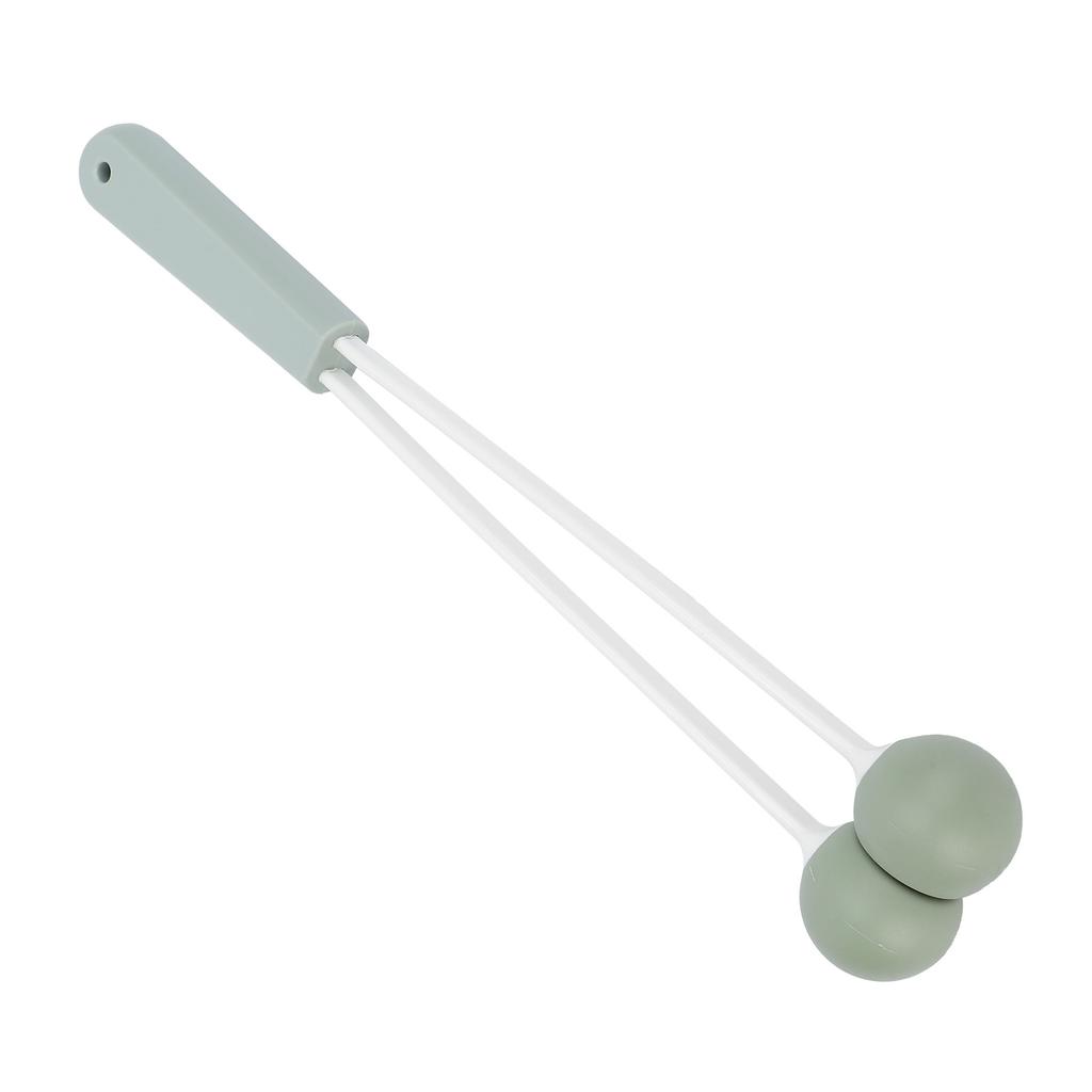 Handlicher Klopfmassagehammer Fitness Anti-Rutsch Doppelkugel Silikon Körper Klopfmassagegerät