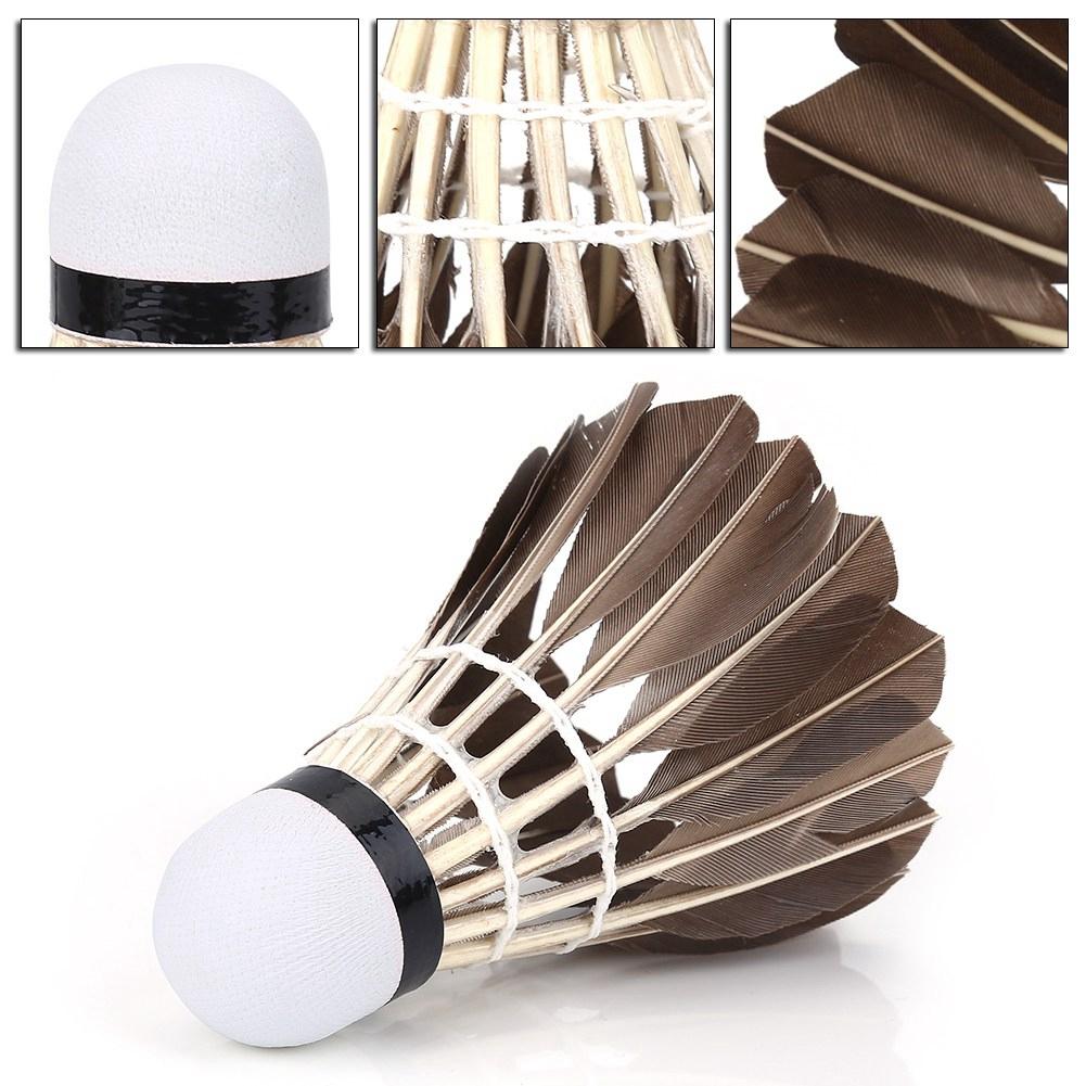 12 Stück Los Langlebige Badmintonbälle Federbälle Outdoor Sport Trainingszubehör