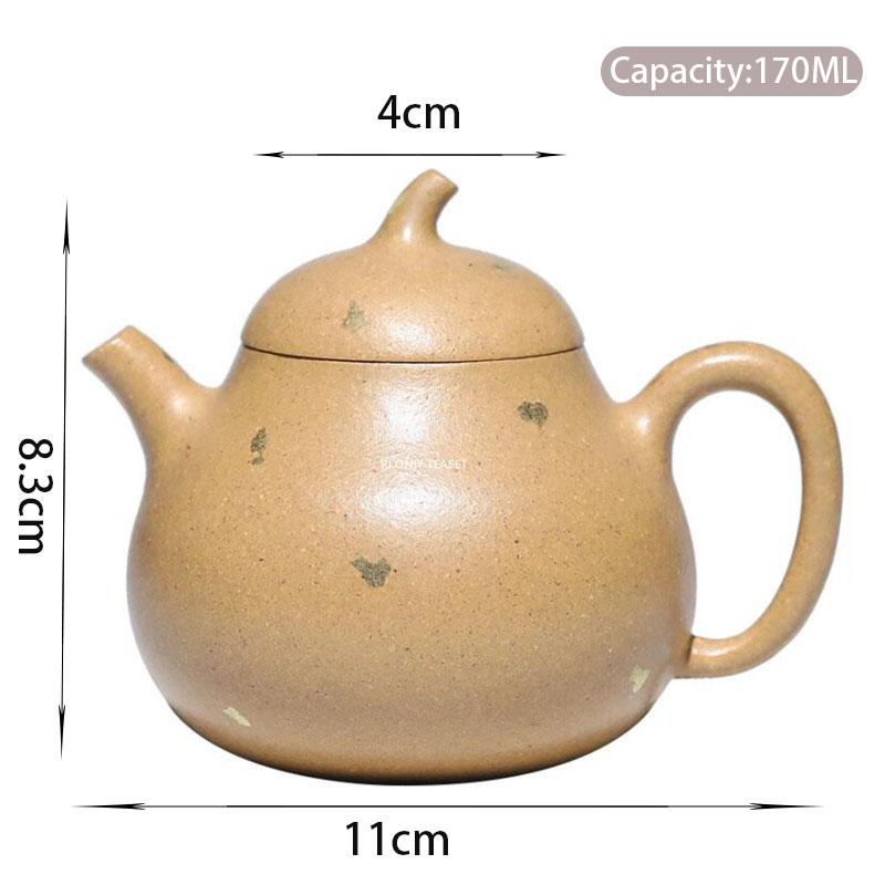 

170ml Chinese Yixing Purple Clay Teapots Beauty Tea Infuser Kettle Famous Handmade Tea Pot Household Zisha Tea Set Teaware