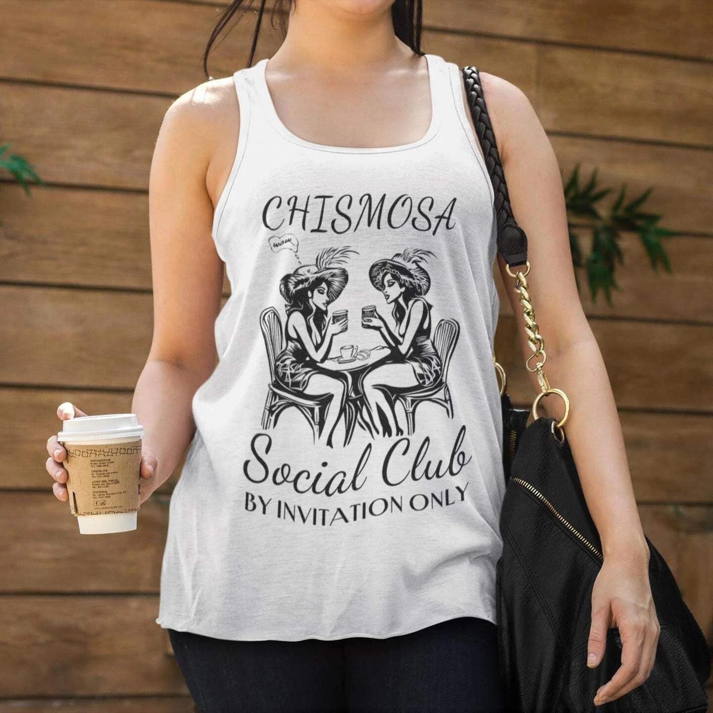 Latina Chisme Tank Top - Funny Cafecito Tee for Hispanic Social Club 3XL