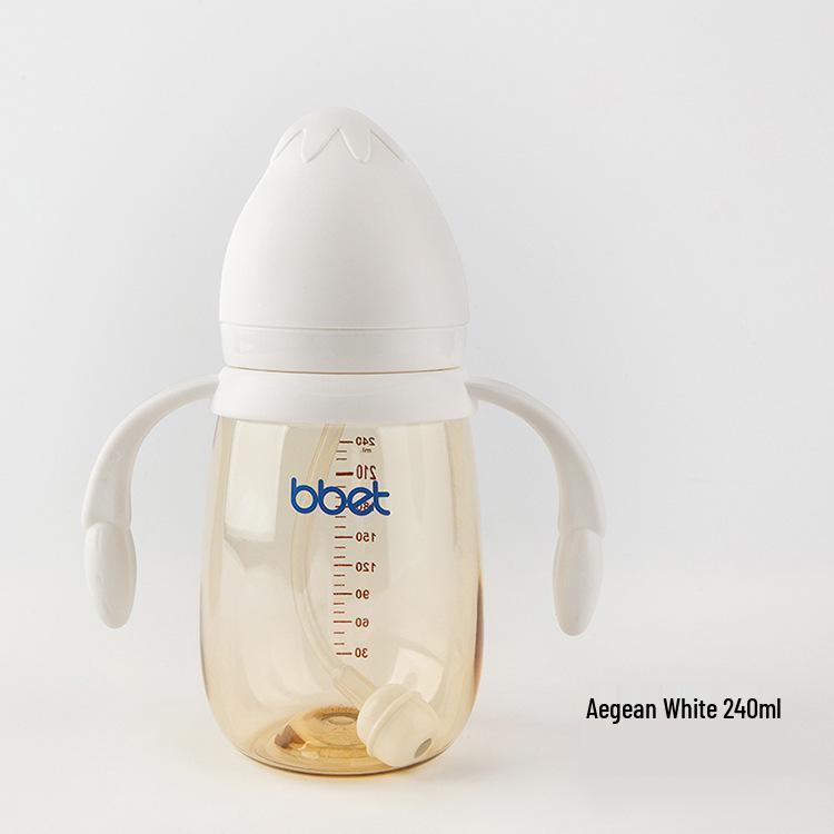 Biberon mare PPSU rezistent la căderi cu pai pentru nou-născuți și copii mici (1-3+ Ani)