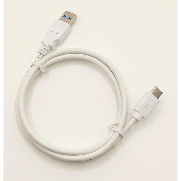 Câble USB-C 3.1 Mâle / USB A Mâle - LINEAIRE - PCUSB315BB - 1 M