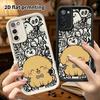 Phone Case: 2D Flat Samsung Galaxy A34 A35 M05 M06 S20 S22 S21 FE Plus 5G Protective Case, Happy Little Dog, Christmas and Halloween Gift
