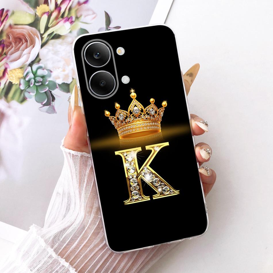 For Xiaomi Redmi Turbo 5 Max 2026 Fashion Crown Letter Phone Case For Redmi Turbo5 Turbo 5Max Soft Silicone TPU Cases