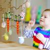 10pcs Easter Carrots Hanging Ornaments for Tree Home Decorations 2023 Kid Gift