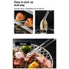 Stainlesssteel Foodclipskitchen Clips Korean Barbecue Tweezers Extended Barbecue Clips Suitable For Home Vegetable/Meat Barbecue