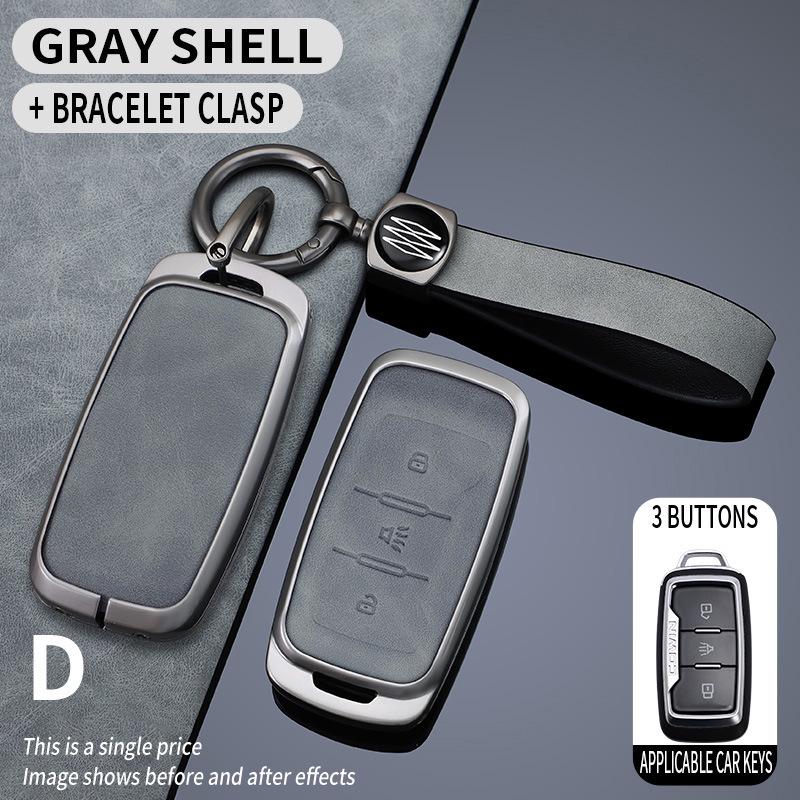 Chery Jetour X70S X90 Kaiyi X3 X5 Key Case: Full Package Metal Protective Remote Shell