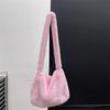 Nepbont Tote Bag voor Dames Winter Pluche Schoudertas Pluizige Messenger Bag Vrouwen Zachte Pluizige Handtassen Shopper Bucket Hobo Bag MIT