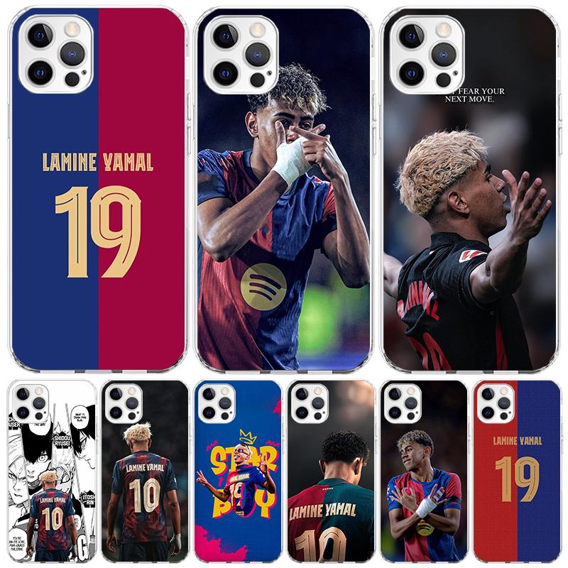 L-Lamine Y-Yamal 19 Case Phone Cover for Apple iphone 13 Pro Max 12 Mini 11 X XS XR XS Max 7 Plus 8 6S 6 5 SE 5S Trend Fundas