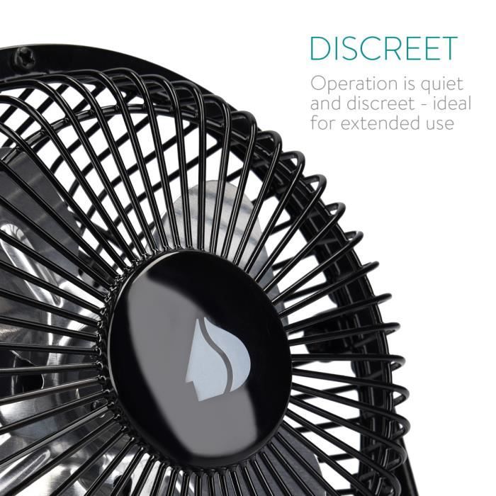 Mini Fan - Navaris - Portable USB - Quiet - Tiltable - Compact