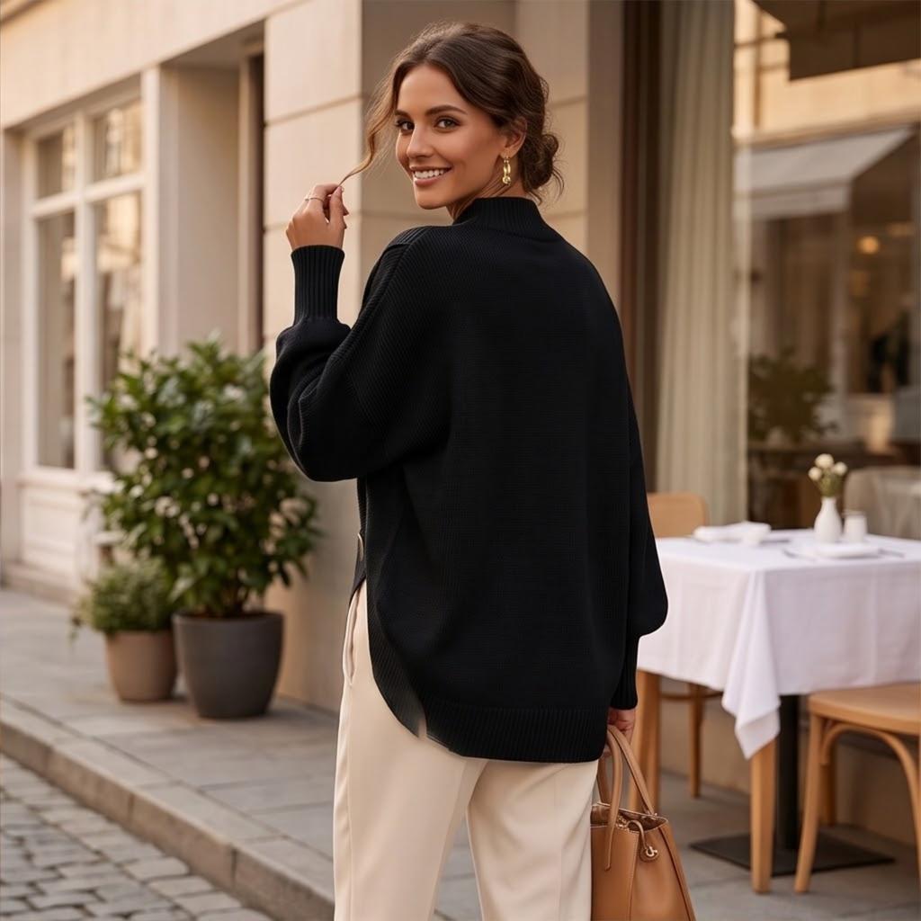 Women's Long Sleeve Pullover Sweater for Casual Everyday Wear