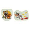 Marushin Toilet Mat and Lid Cover Tom and Jerry Stripe Pile 0275122000 Set, & Chase, Fabric,