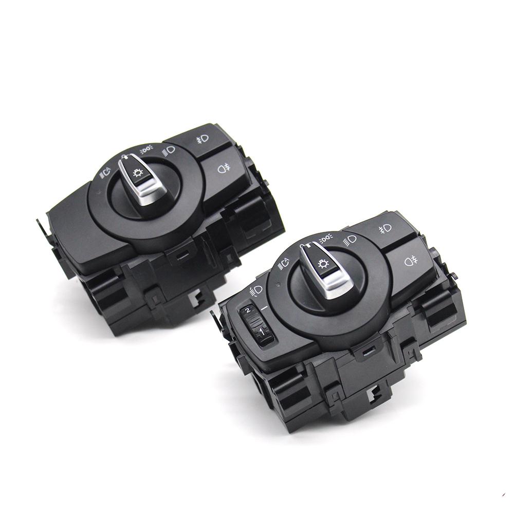 Car Front Head Lamp Headlight Switch Button Assembly For BMW 1 3 X1 Series E87 E82 E90 E91 E92 E93 E84 61319169404 61319169406