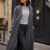 Damen Sommer Lässig Tweed Langarm Locker Pendler Warme Jacke