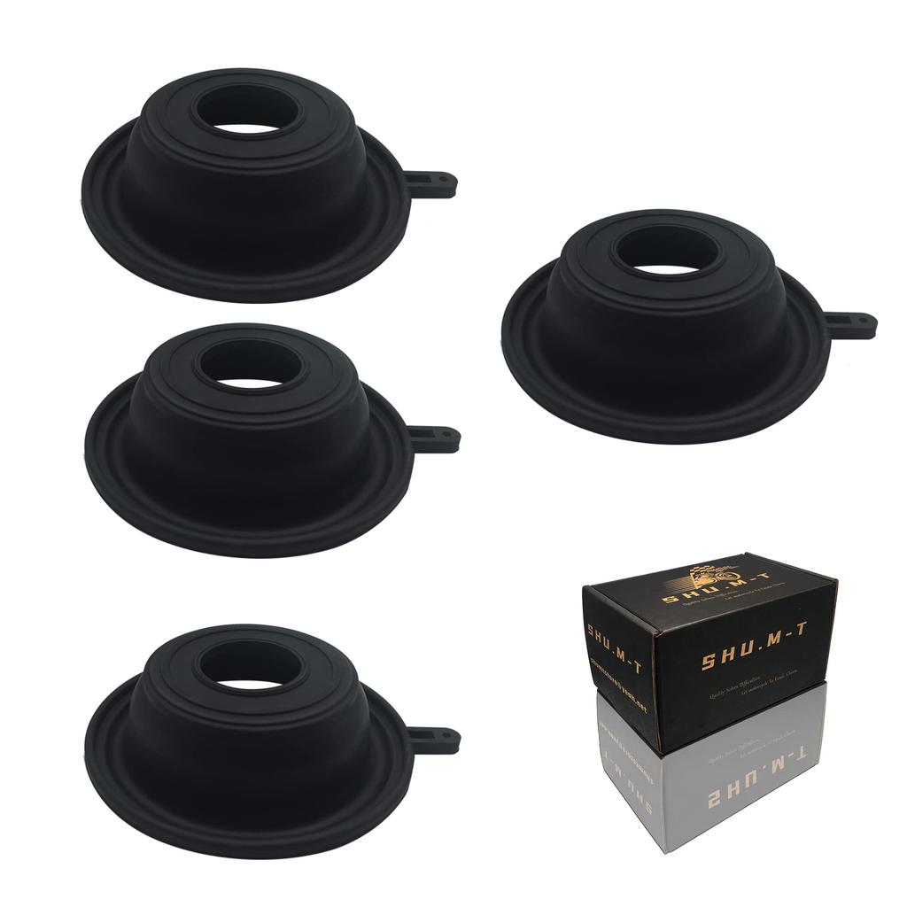 SHU.M-T ZXR-250/400 ZX-4 ZZR-400CC Carburetor Air Vacuum Diaphragm (4 pieces)
