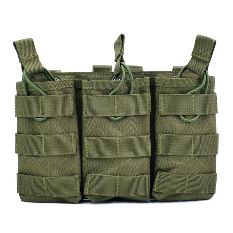 Military Fan Tactical Vest Molle Triple Pouch - Multifunctional Accessory & M4 Magazine Pouch