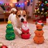 Jouets pour chien, Jouets pour animaux de compagnie de Noël en vinyle incassable, Arbre de Noël, Renne, Jouets résistants aux morsures et sonores