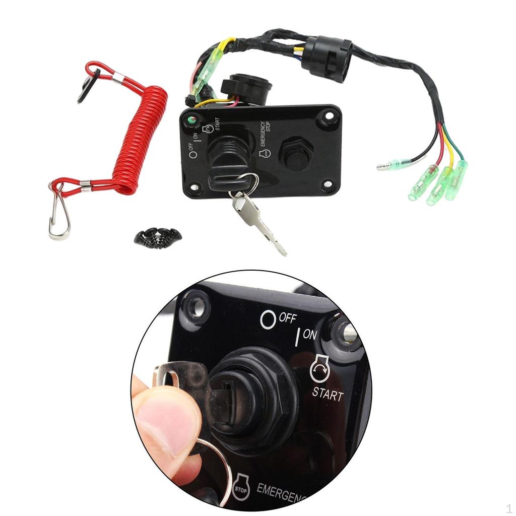 Buy Single Engine Key Switch 704825701200 12V 2 Stroke Fit for Yamaha