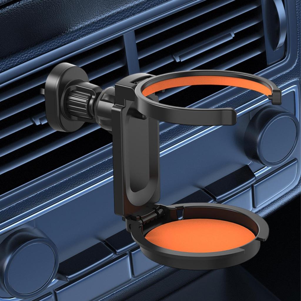 Yazisam Car Air Vent Smartphone Holder, Car Drink Holder - Folding Magnetic Multi Use Cup Holder