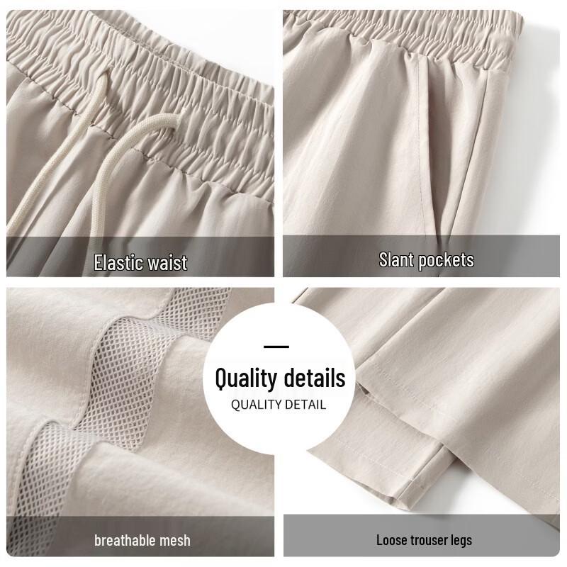 JEEP SPIRIT Men's 2026 Summer Straight-Leg Casual Pants