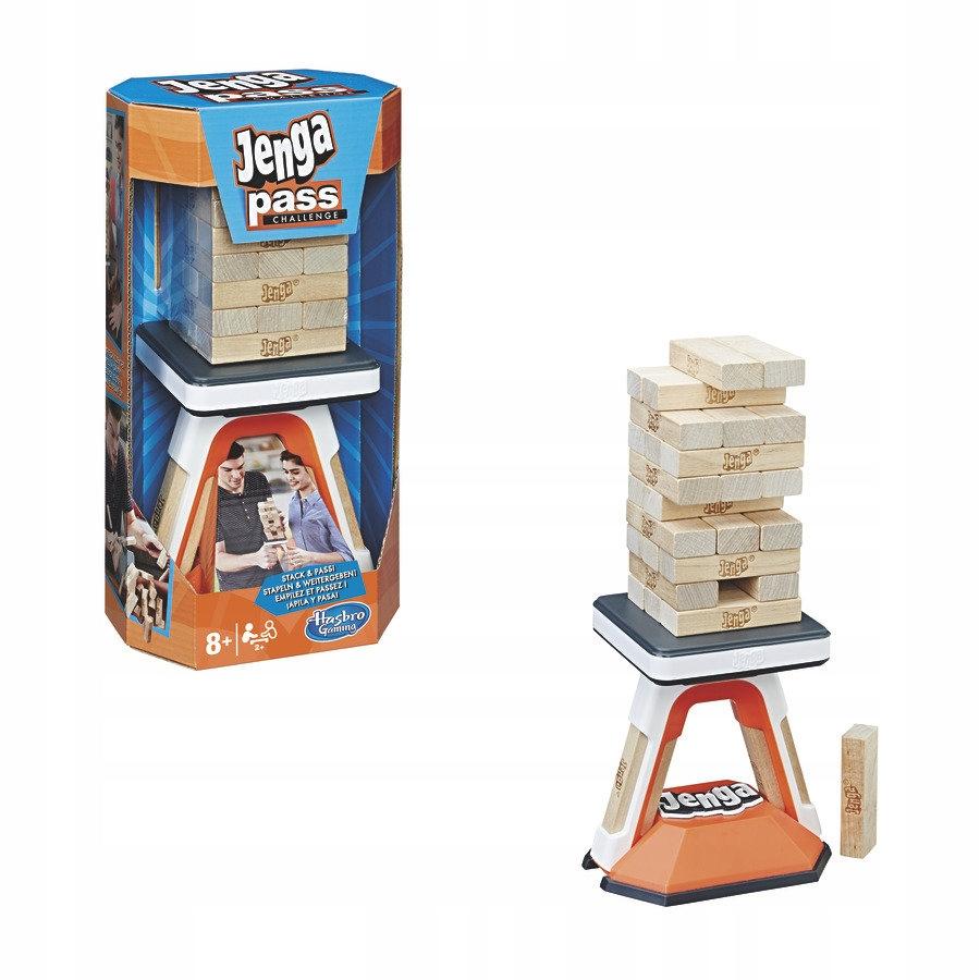 Hasbro Jenga Pass Challenge Board Game