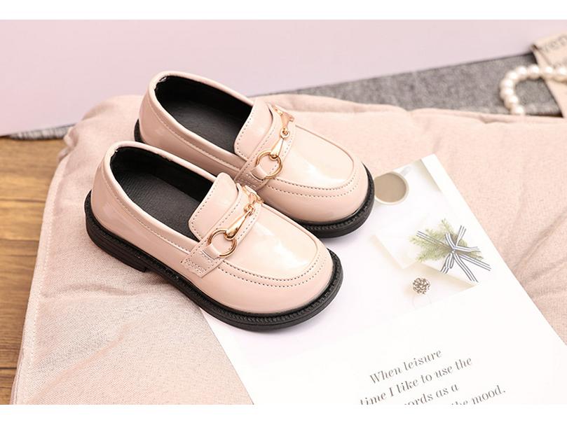 Modne koreańskie buty skórzane dla dzieci na rok 2024: Chłopięce casualowe i dziewczęce płaskie buty w stylu western