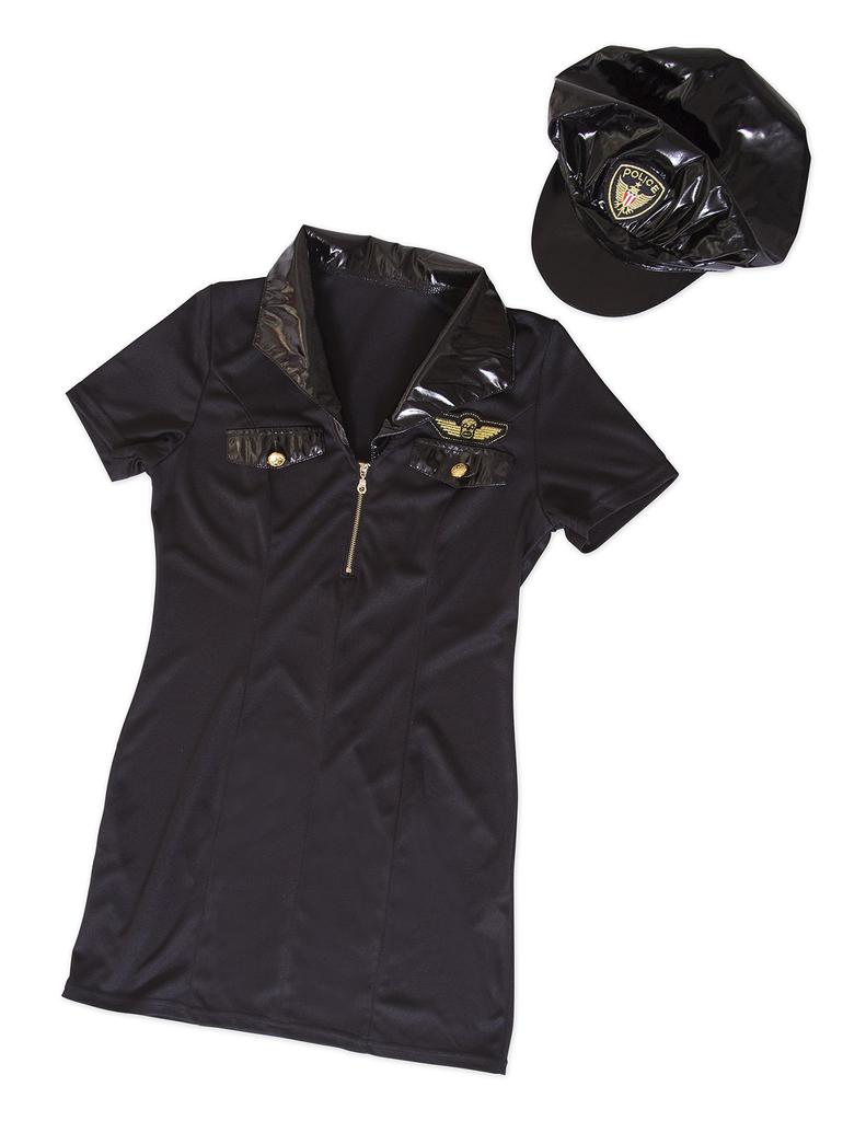 Party City Tokimeki Graffiti Cosplay Cool Police Black Women's