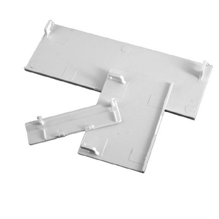 

3Pcs Door Cover Set for Console, 3 in 1 Plastic Replacement Door Cover Baffle Protections Set Spare Accessory білий