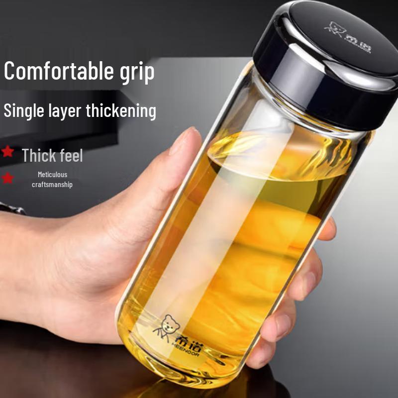 Xinuo Single-Layer Glass Water Bottle