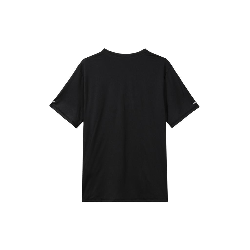 Nike Dri-Fit Miler D.Y.E. Letter Logo Sports Crew Neck Short Sleeve T-Shirt Men Tops Black DQ4735-010