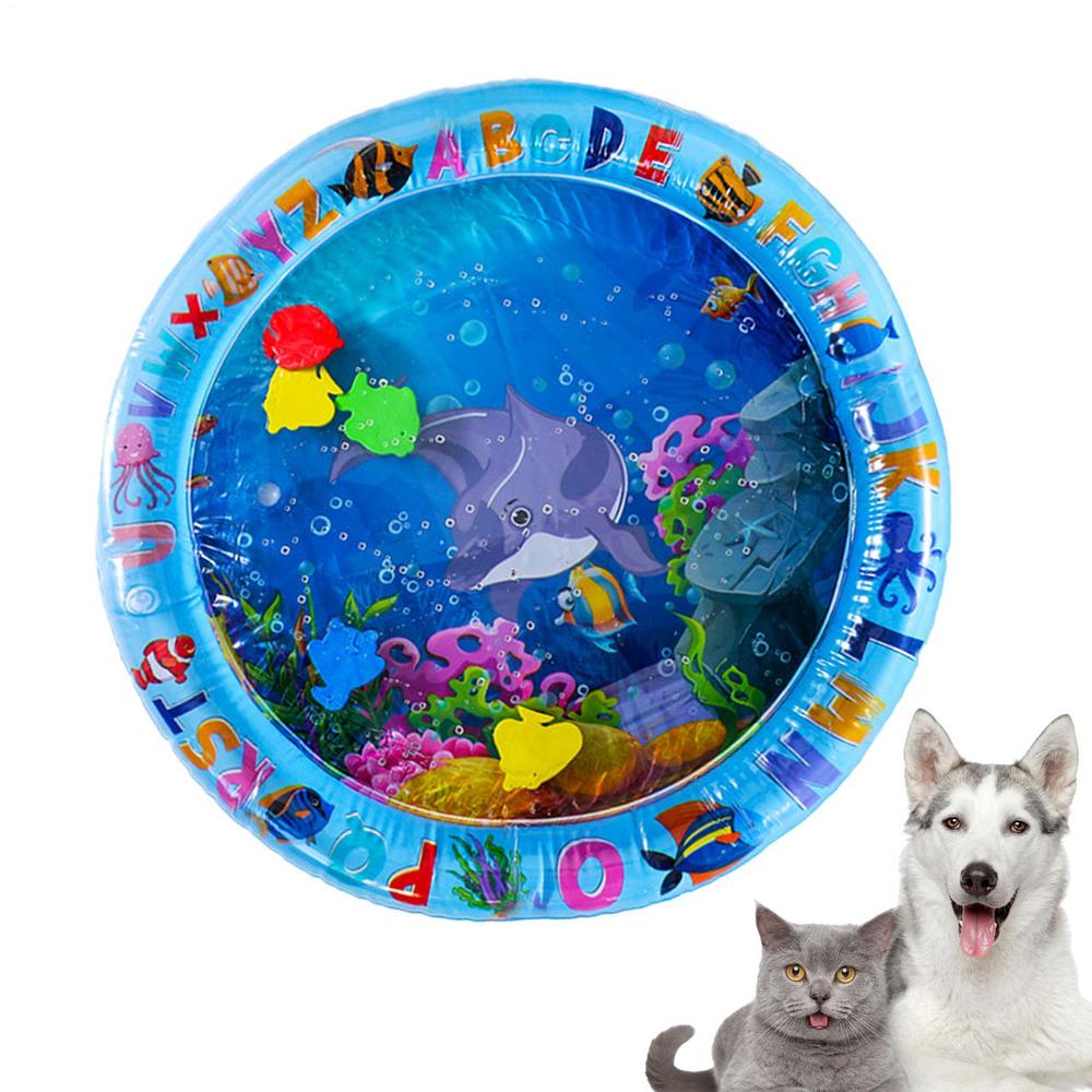 

Cat Water Bed Waterbed Pad For Dogs Cats Sensory Cooling Waterbed Pet Exercise Activity For Indoor Home Travel Outdoor Balcony